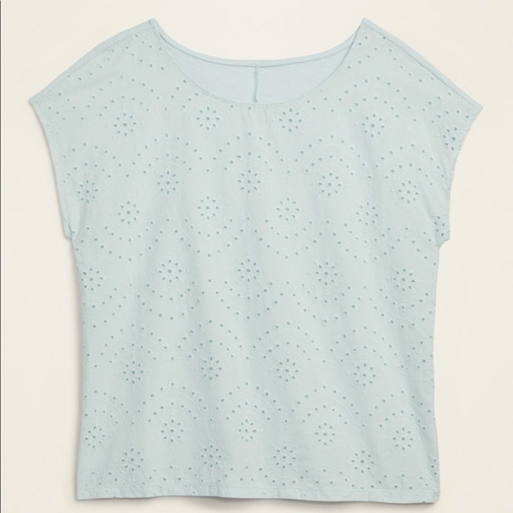 Old Navy Mint Green Eyelet Shirt ❇️❇️